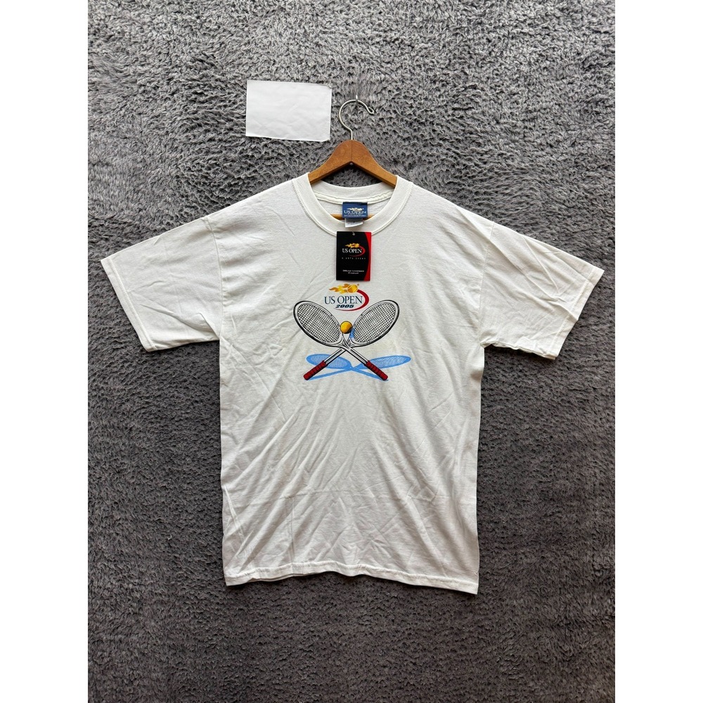 Vintage 2005 US Open Tennis Graphic Short Sleeve T-Shirt Size M Unisex NWT